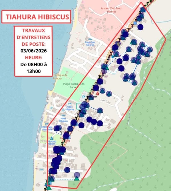 MooreaNews [INFO COUPURE D’ÉLECTRICITÉ – TIAHURA 03.