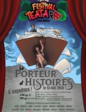 Havai'in, partenaire de vos évènements en Polynésie - Festival Teata Moorea - Saison 2 - Le 13-06-2026 à 17:00