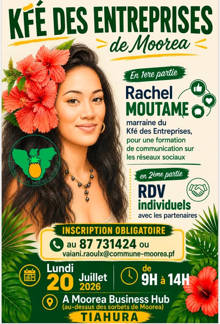 📣 ☕ KFÉ DES ENTREPRISES DE MOOREA – 2e ÉDITION !