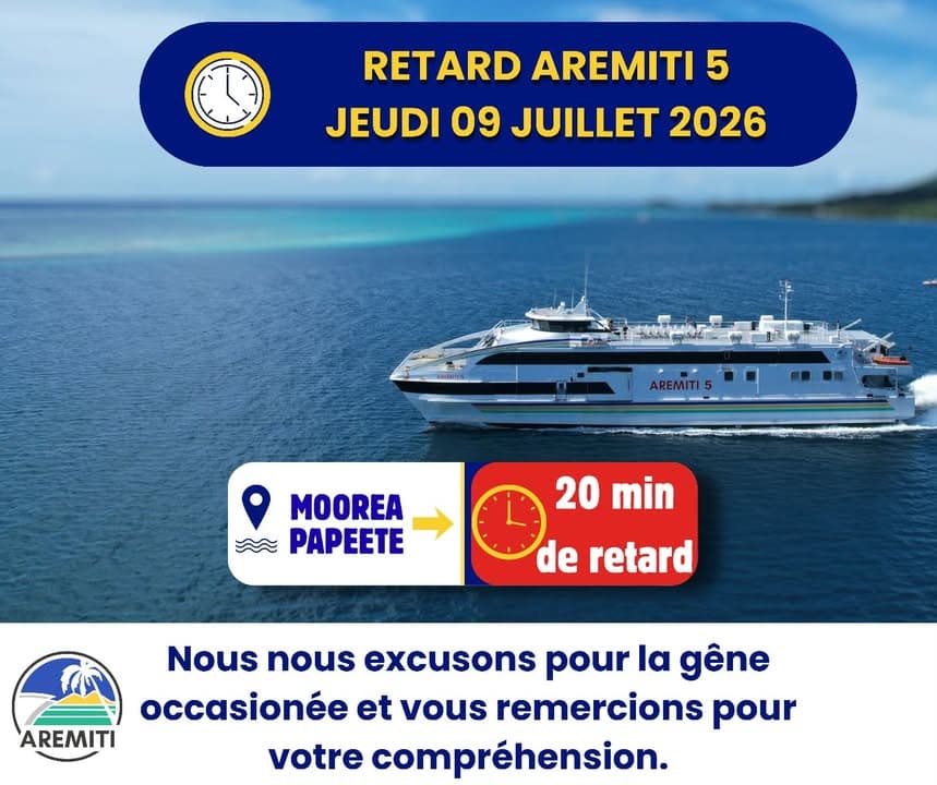 🚨INFO FLASH - Aremiti 5 09/07|2026