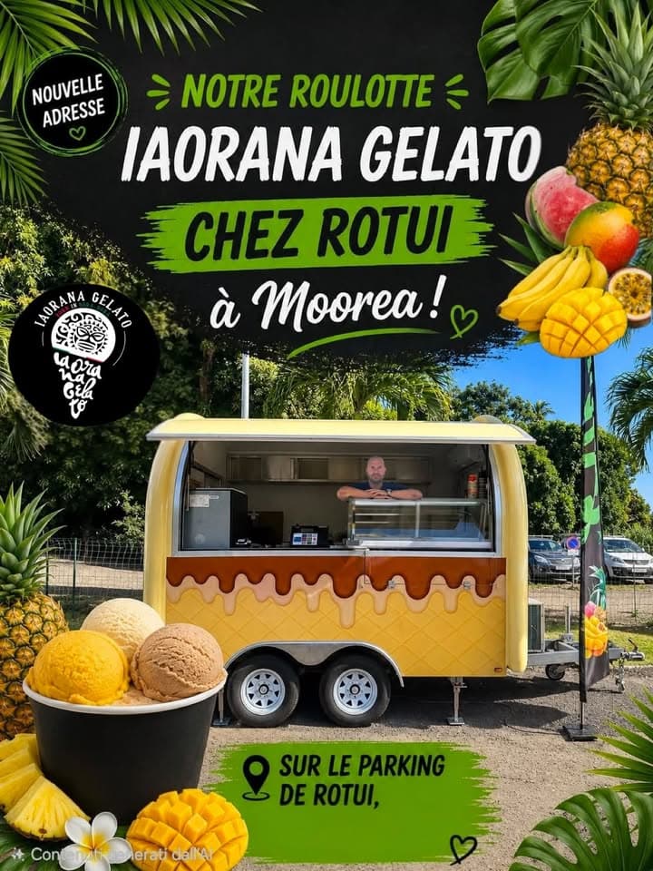 🌴🍦 Bonne nouvelle pour tous nos clients de Moorea !
