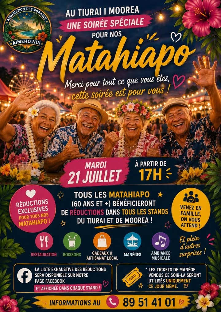 ๐บ๐ต๐ง UNE SOIREฬE SPEฬCIALE POUR NOS MATAHIAPO !