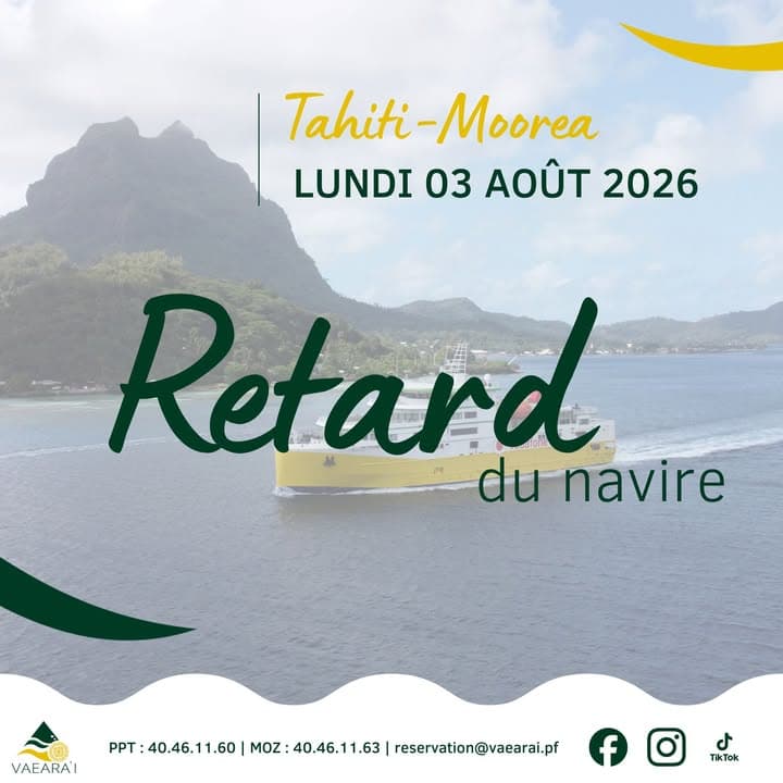 🔴 FLASH INFO | Retard de navigation : Avis aux passagers