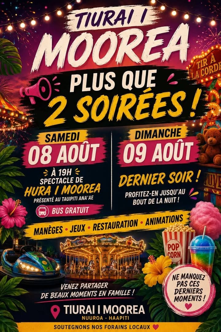 🚨🎡 PLUS QUE 2 SOIRÉES !