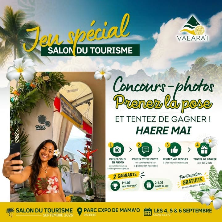 EVENEMENT | Salon du tourisme septembre 2026 x Vaeara'i 🚢