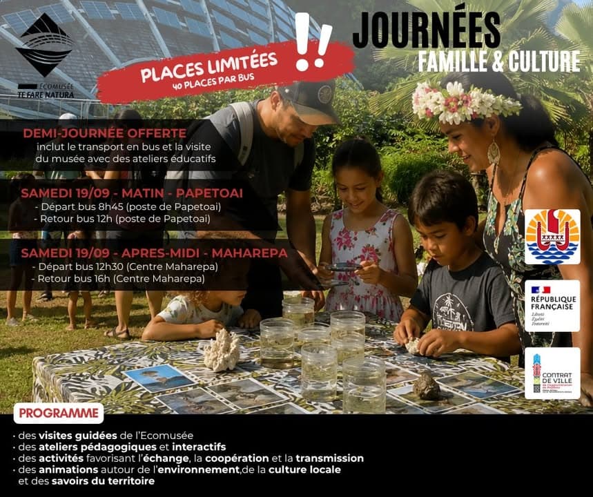 📢✨ JOURNÉES FAMILLE & CULTURE !