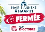 INFORMATION À LA POPULATION | MAIRIE ANNEXE HAAPITI